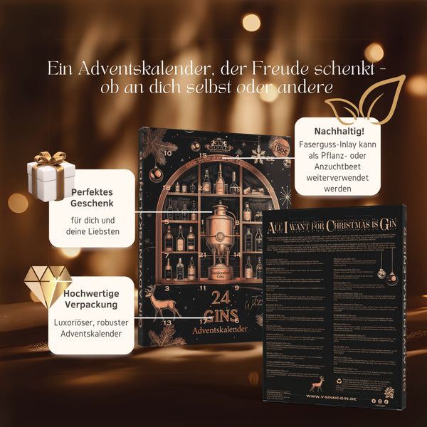 V-SINNE Gin Adventskalender - 24 Gins