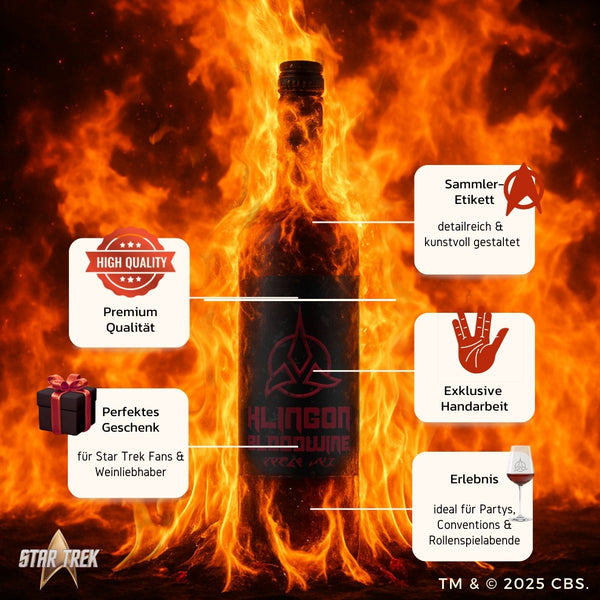 V-SINNE Klingon Bloodwine - 750 ml