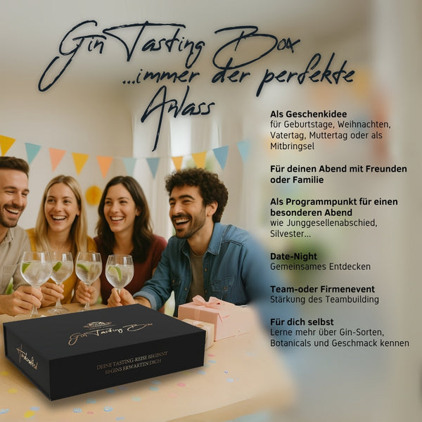 V-SINNE Gin Tasting Box - 10 Sorten