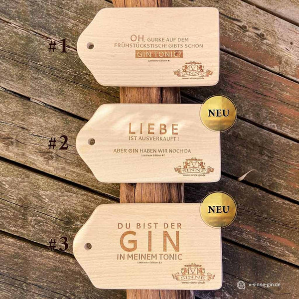 V-SINNE Gin Limitiertes Frühstücksbrettle