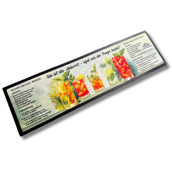 V-SINNE saugstarke Barmatte mit Spruch