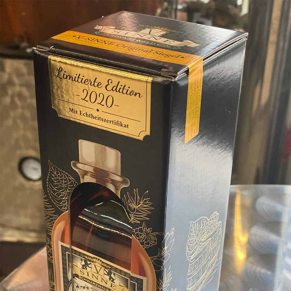 V-SINNE Aged 2020 Nahaufnahme Siegel