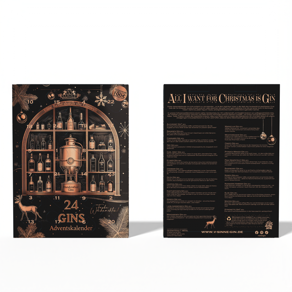 V-SINNE Gin Adventskalender - 24 Gins