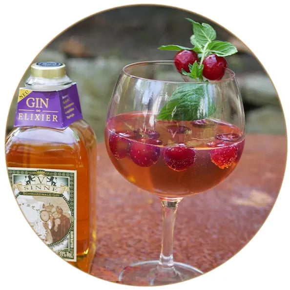 V-SINNE Gin Tonic Rezept Gin Tonic - Kirsche à la