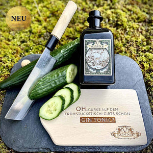 V-SINNE Gin Tonic Frühstücksbrettle mit Spruch
