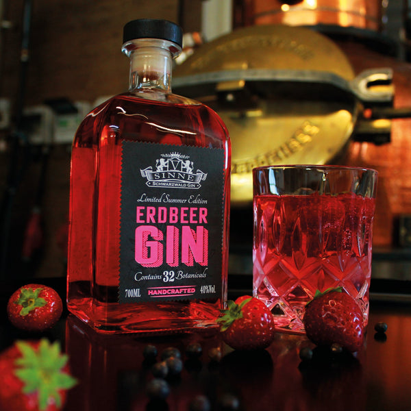 V-SINNE Erdbeer Gin | Limited Summer Edition | 700ml | 40% vol.