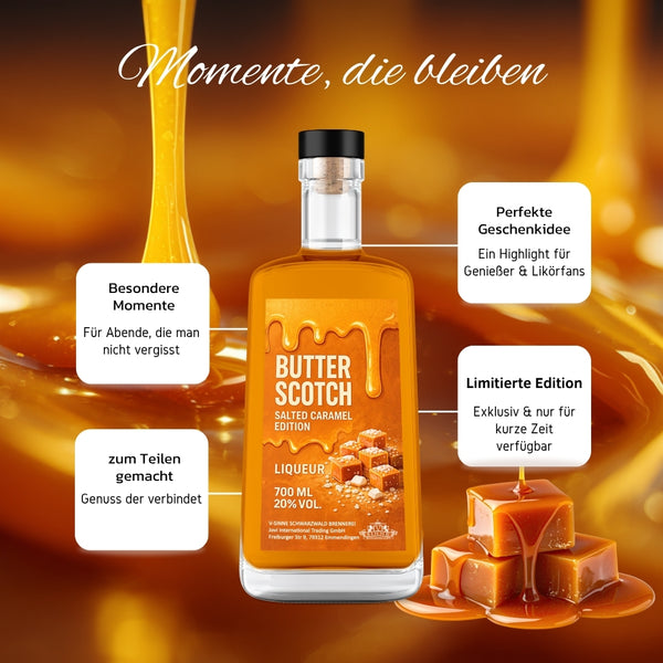 V-SINNE Butterscotch Likör – Salted Caramel Edition 20% vol. 700ml