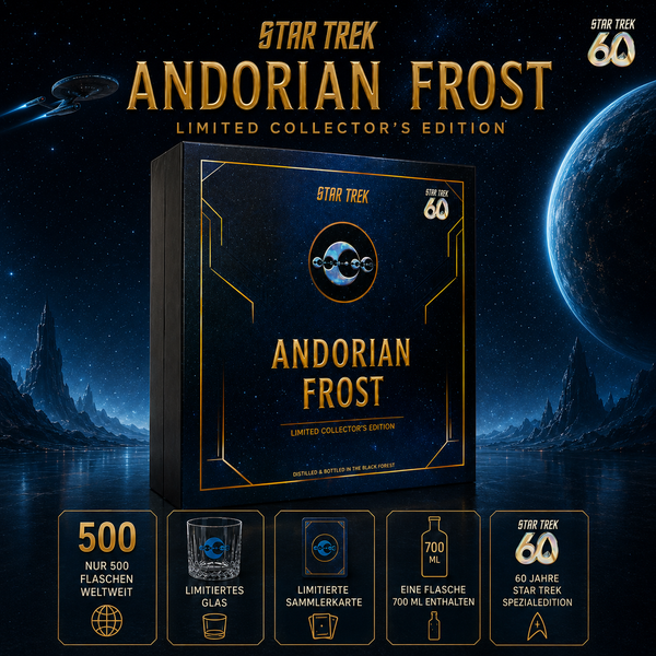 V-SINNE Star Trek Andorian Frost Dry Gin 700ml 40% vol.