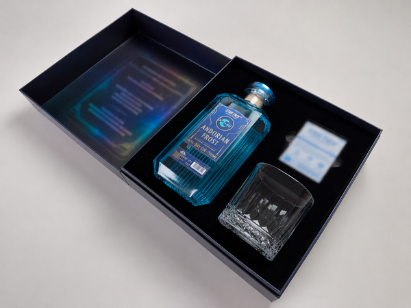 V-SINNE Star Trek Andorian Frost Dry Gin 700ml 40% vol.