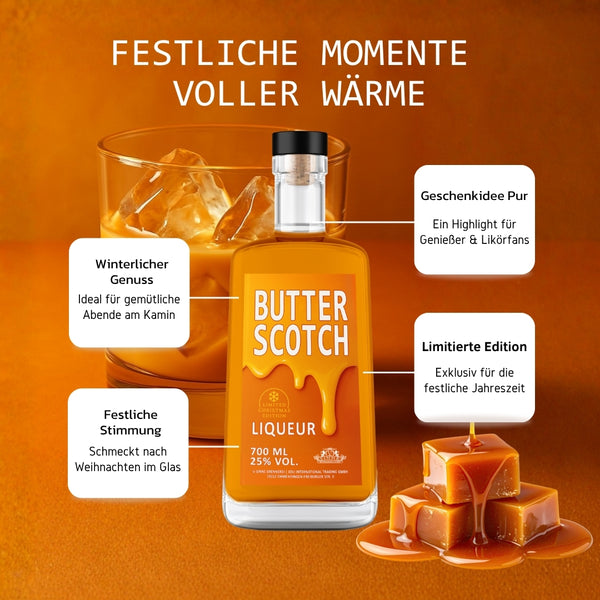 V-SINNE Butterscotch Likör Christmas Edition 25% vol. 700ml