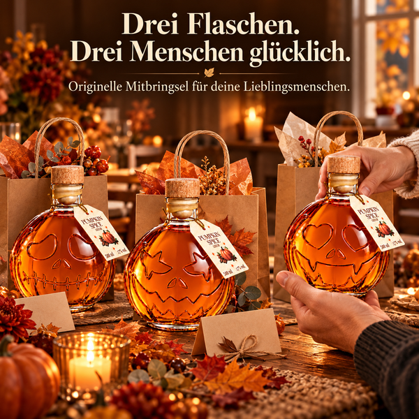 V-SINNE Pumpkin Spice Likör - Kürbislikör 17% vol. 500 ml