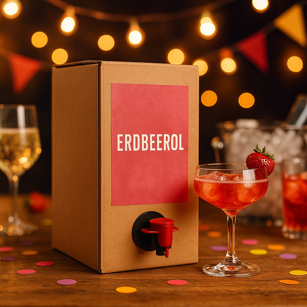 V-SINNE Erdbeerol Aperitif Bag in Box 10L 15% vol.