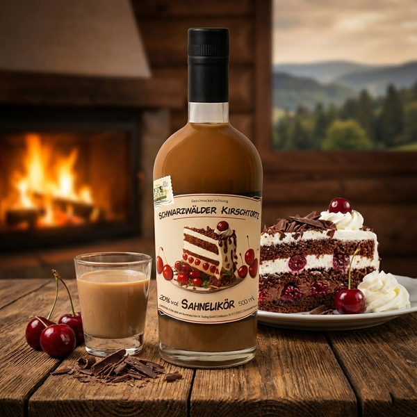 V-SINNE Likör Schwarzwälder Kirschtorte 20% vol. 500ml