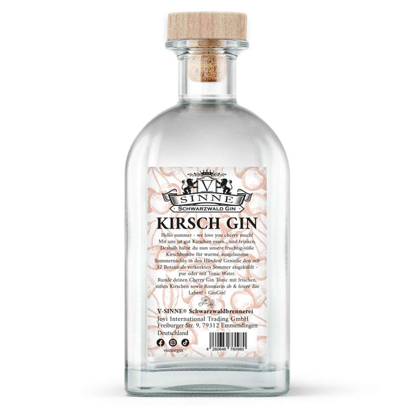 V-SINNE Kirsch Gin 500ml 40% vol.