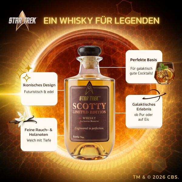 V-SINNE Star Trek Scotty Whisky 700ml 40% vol.