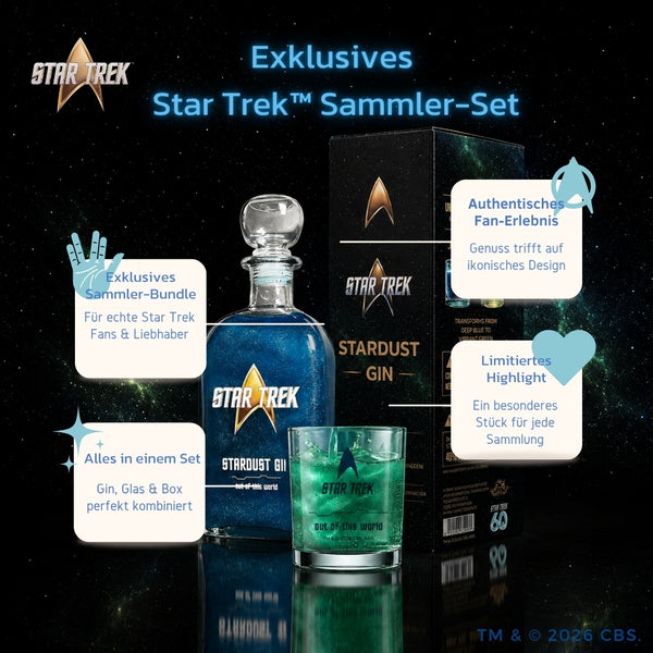 V-SINNE Star Trek Stardust Gin Collectors Edition 500ml 40% vol.