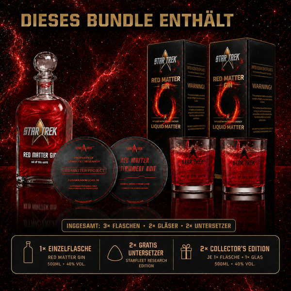 V-SINNE Star Trek Red Matter Gin Collectors Editions 500ml 40% vol.