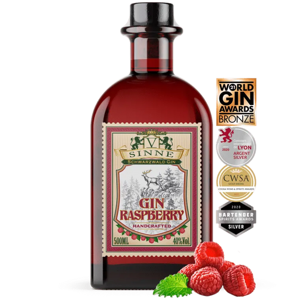 Mixology Bundle: 1x Dry Gin 500ml + 1x Raspberry Gin 500ml + 12 Tonics gemischt + 1x Rezeptbuch