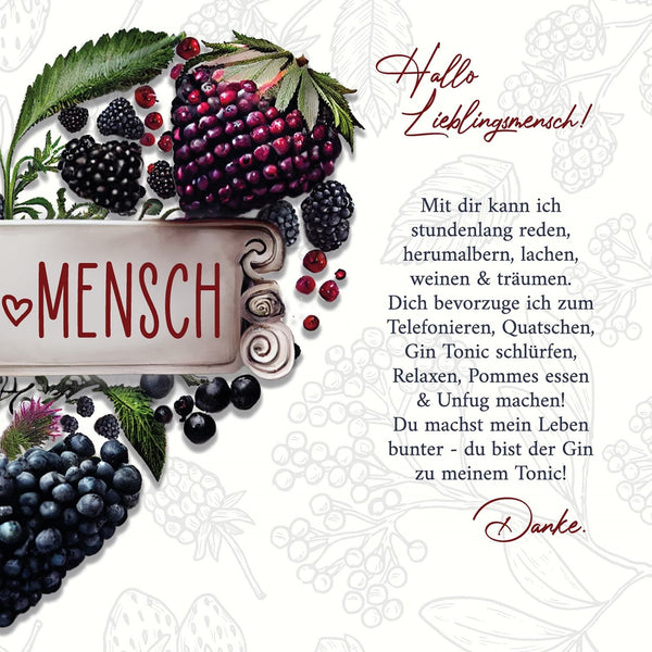 V-SINNE Lieblingsmensch Wildberry Gin 500ml 40% vol.