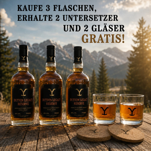 V-SINNE x Y™ DUTTON RANCH - Kentucky Bourbon Whiskey 700ml 40% vol.