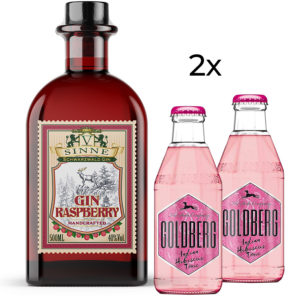 V-SINNE Raspberry Gin und Goldberg Tonic